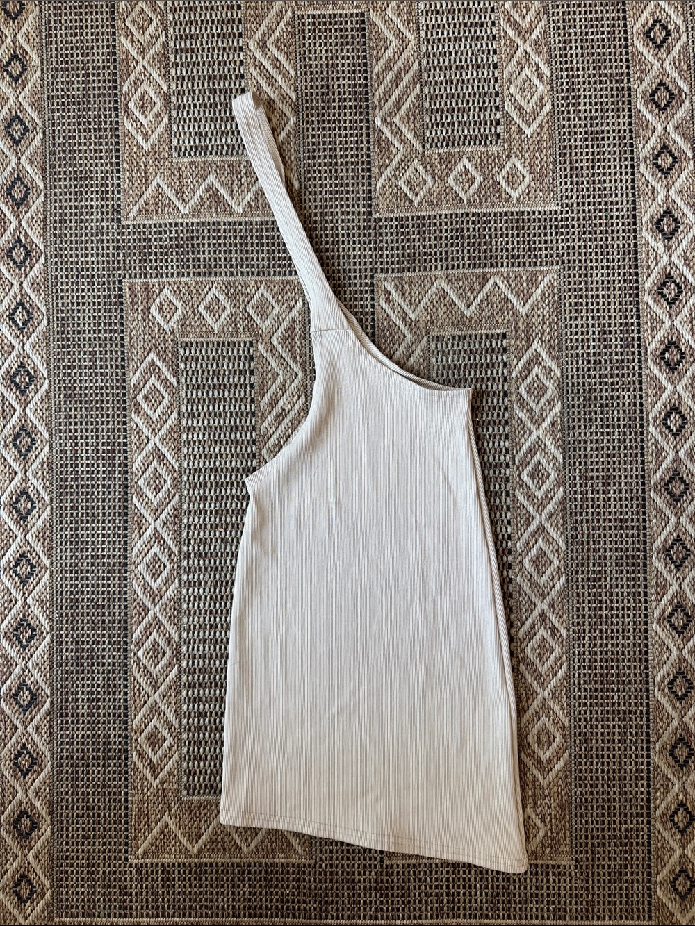 MANIERE DE VOIR One Shoulder Overall Dress Skirt Size 6 - Picture 3 of 5